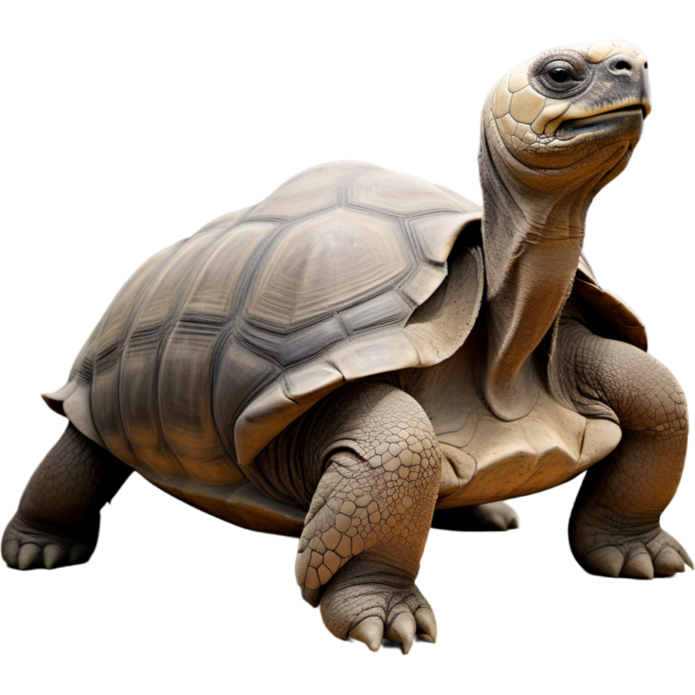 Galapagos Tortoise Ecuador. AI Generative png