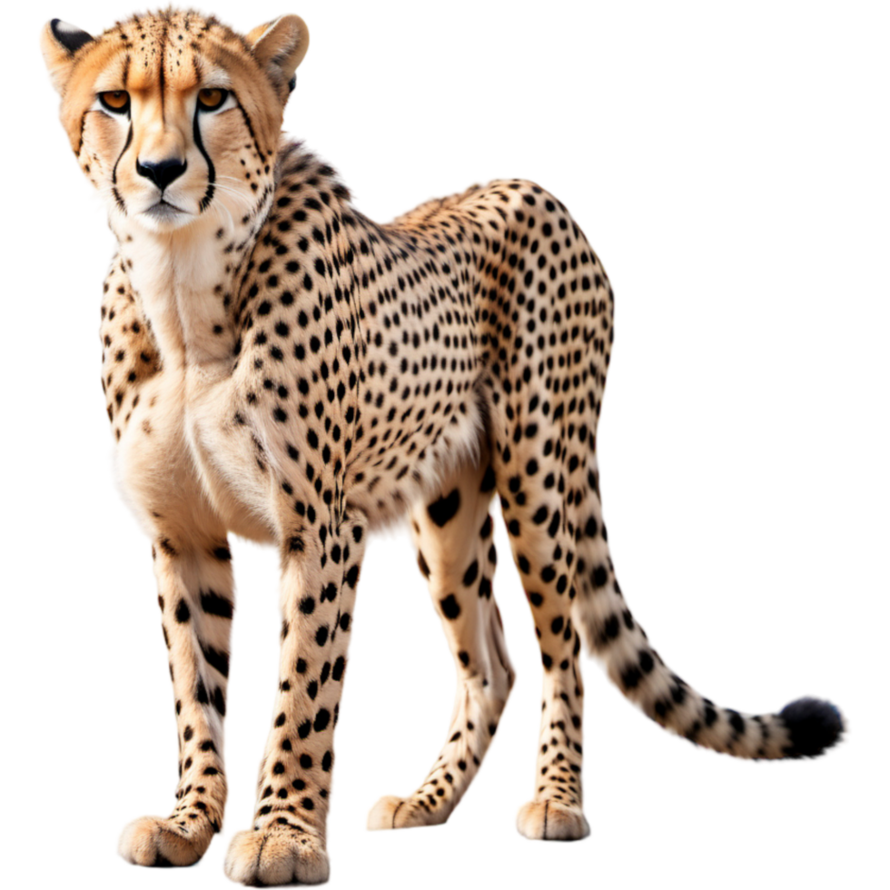 Cheetah South Africa. AI Generative png