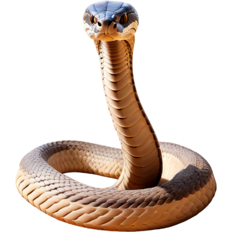 Cobra Desert Egypt. AI Generative png