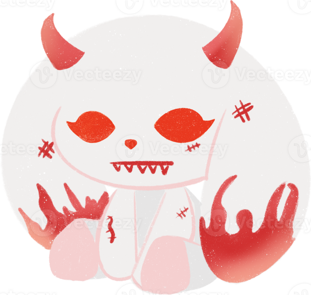 Víspera de Todos los Santos diablo blanco Conejo png