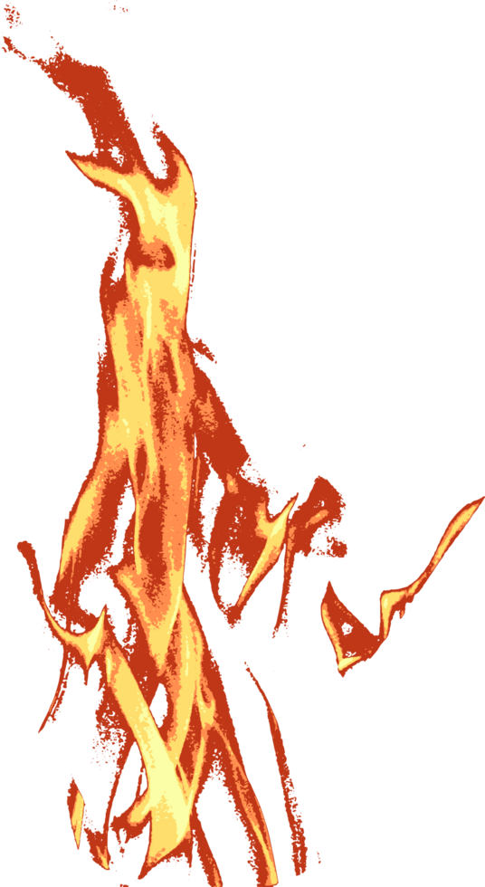 fire flames and sparks elements for design. Abstract graphic geometric symbols and objects png
