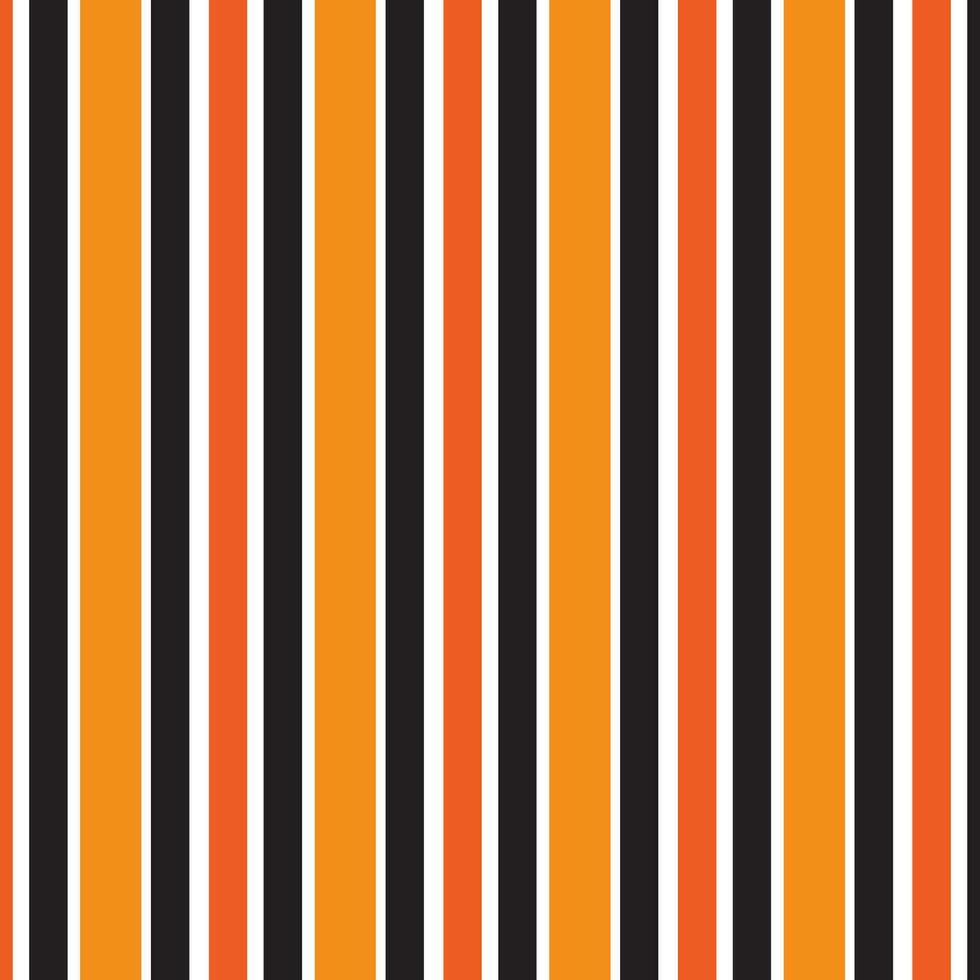 abstract wavy seamlees black, orange lite and dark color vartical line pattern vector