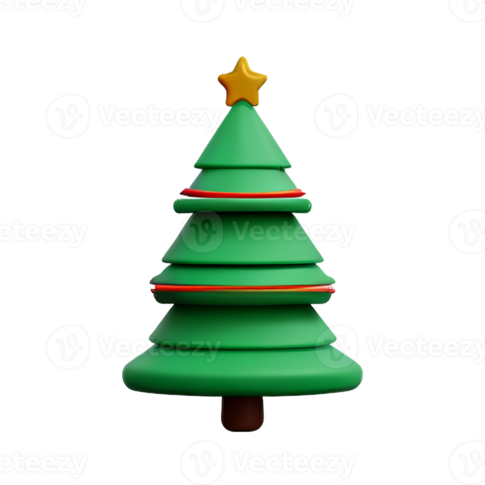 Christmas Tree  Newyear AI Generative png