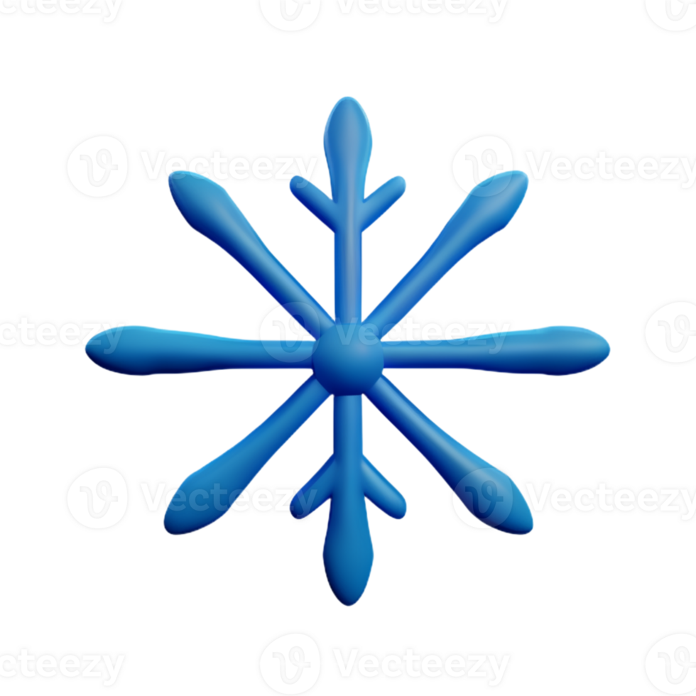 Christmas Snowflake Ice AI Generative png