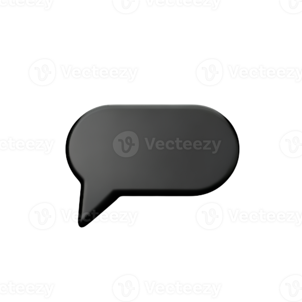 Speech Bubble Message  AI Generative png