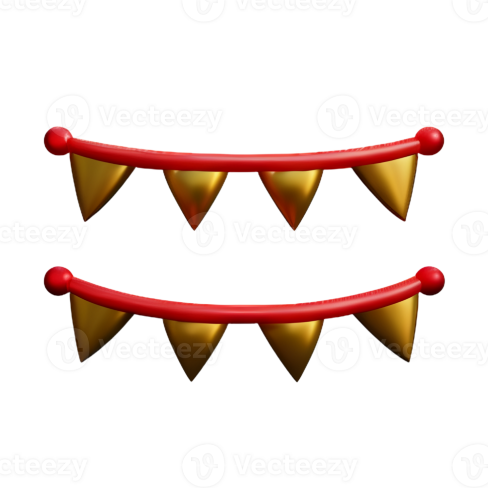 Christmas Garland  Cute AI Generative png