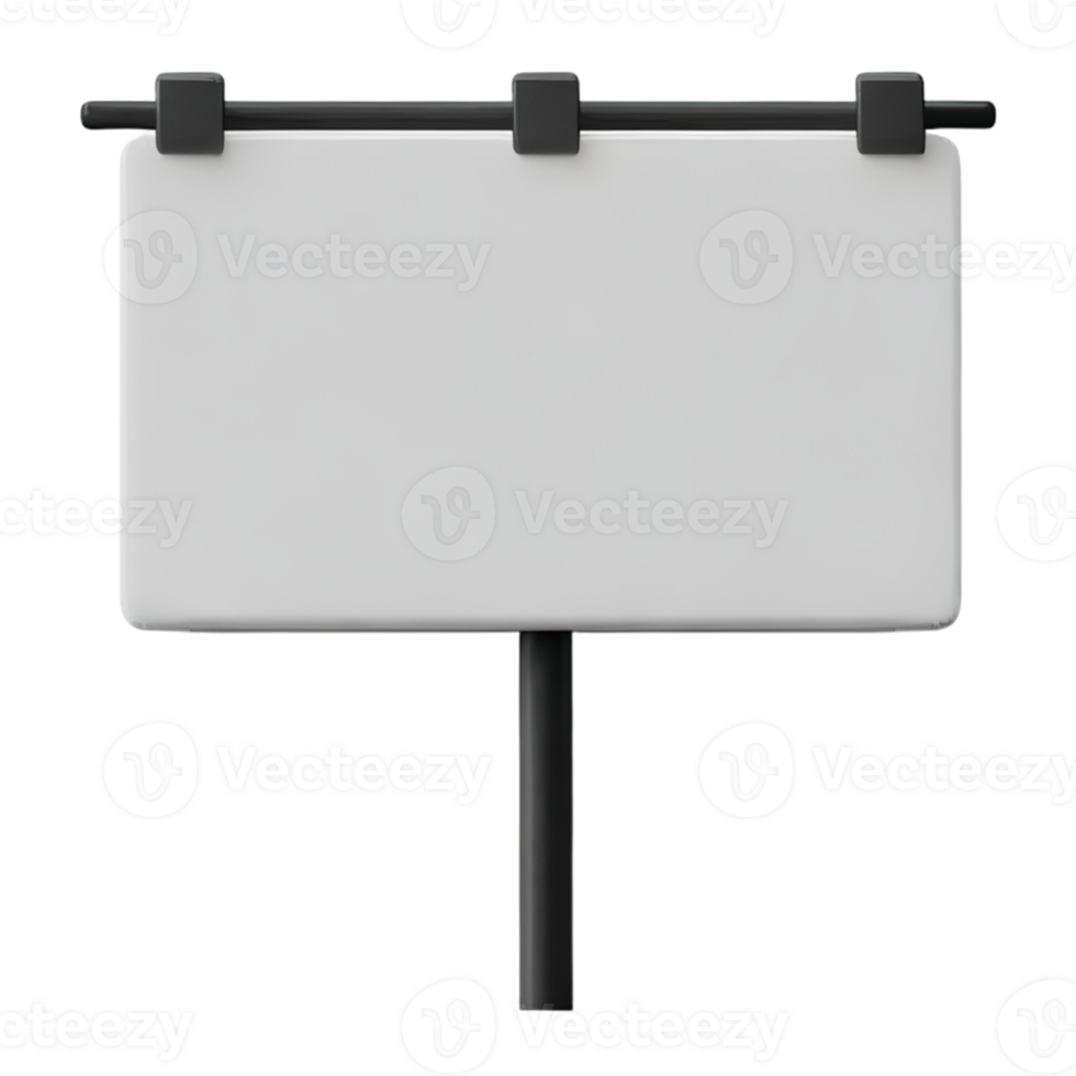 board White Blank AI Generative png