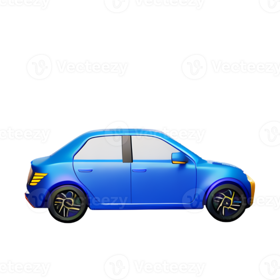 Vehicle Car Electric AI Generative png