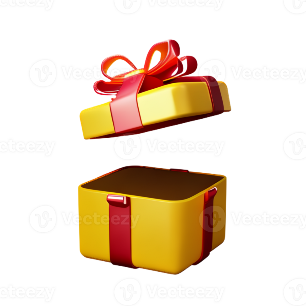 GiftBox Open Gift  AI Generative png