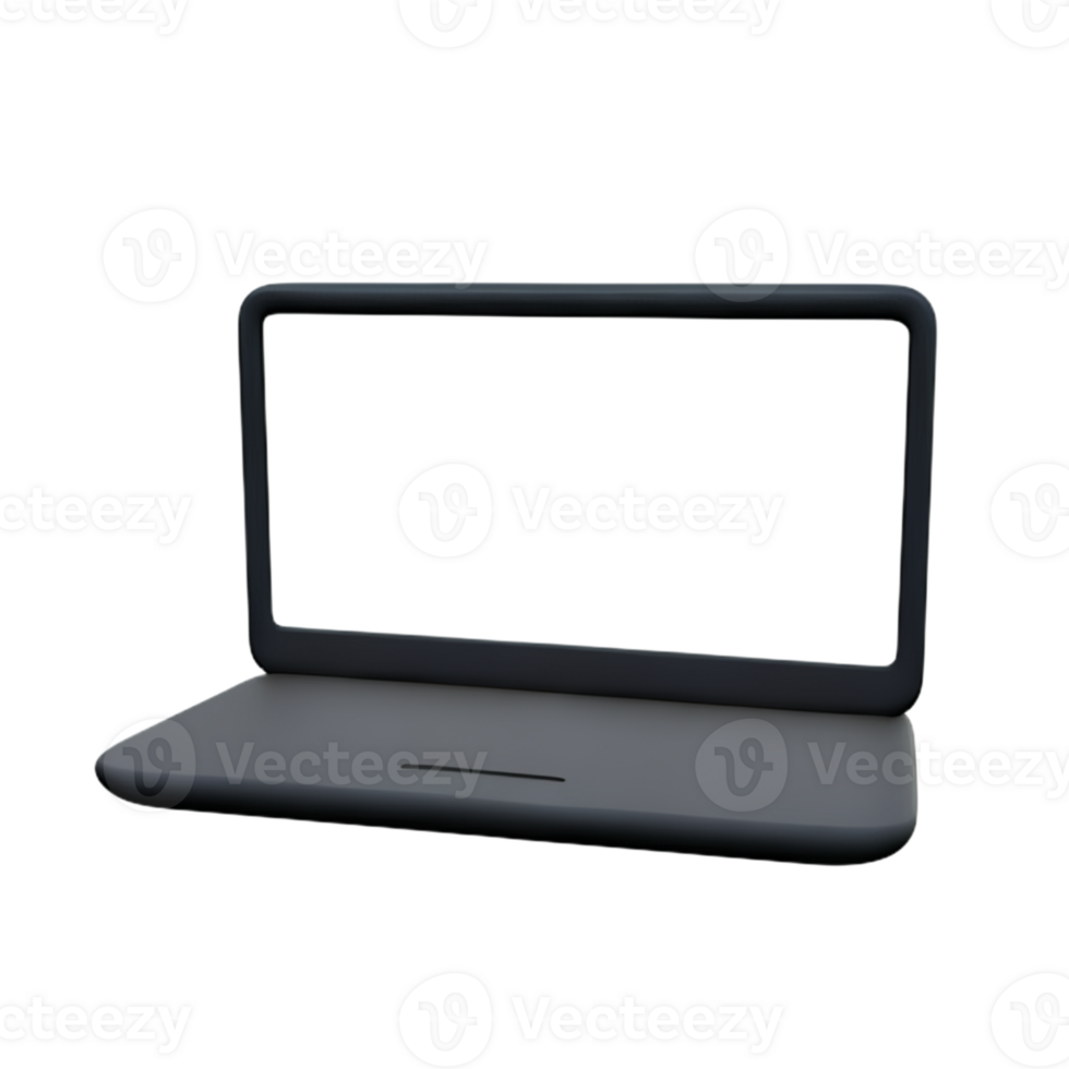 Laptop Computer Notebook AI Generative png