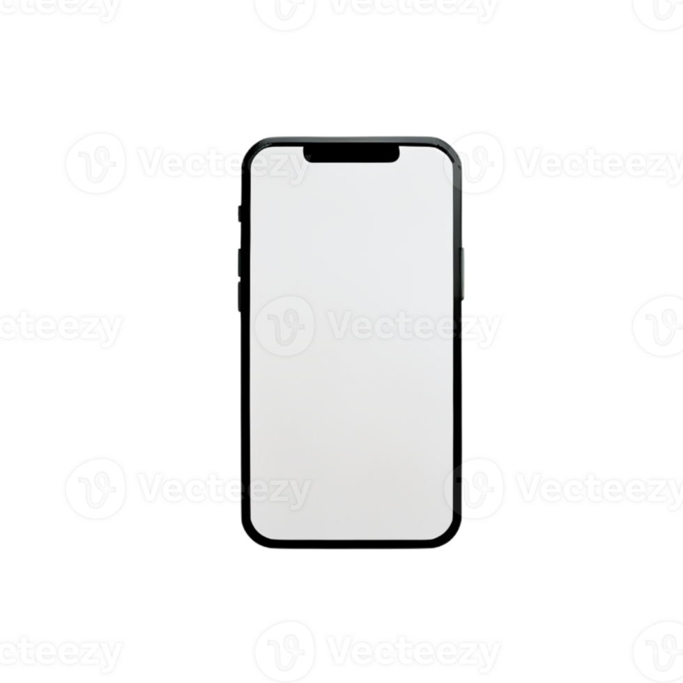 Mockup Phone Screen AI Generative png