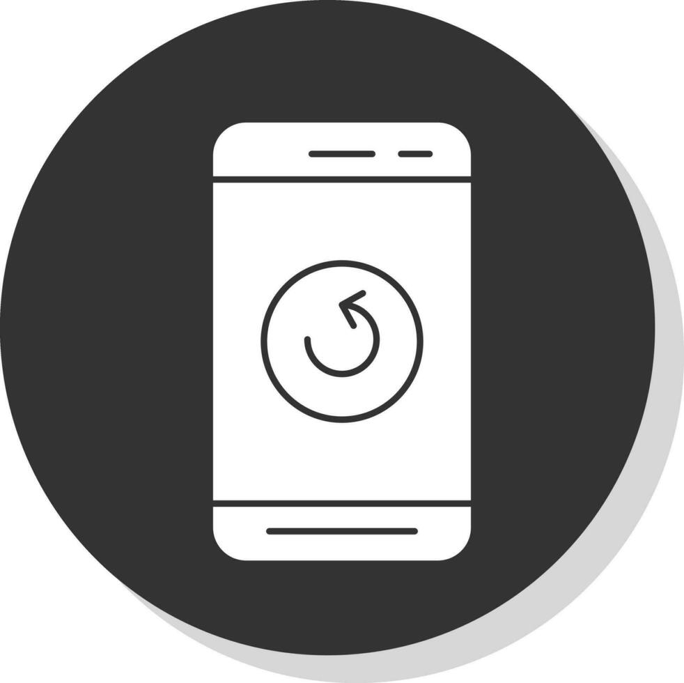 Mobile Refresh  Vector Icon Design