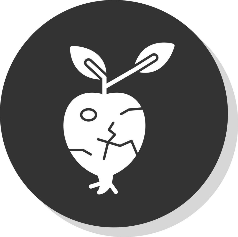 Kohlrabi Vector Icon Design