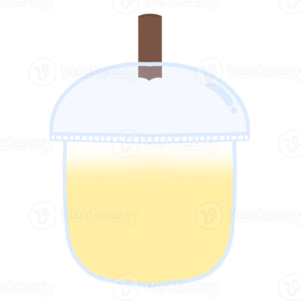 Iced vanilla drink png