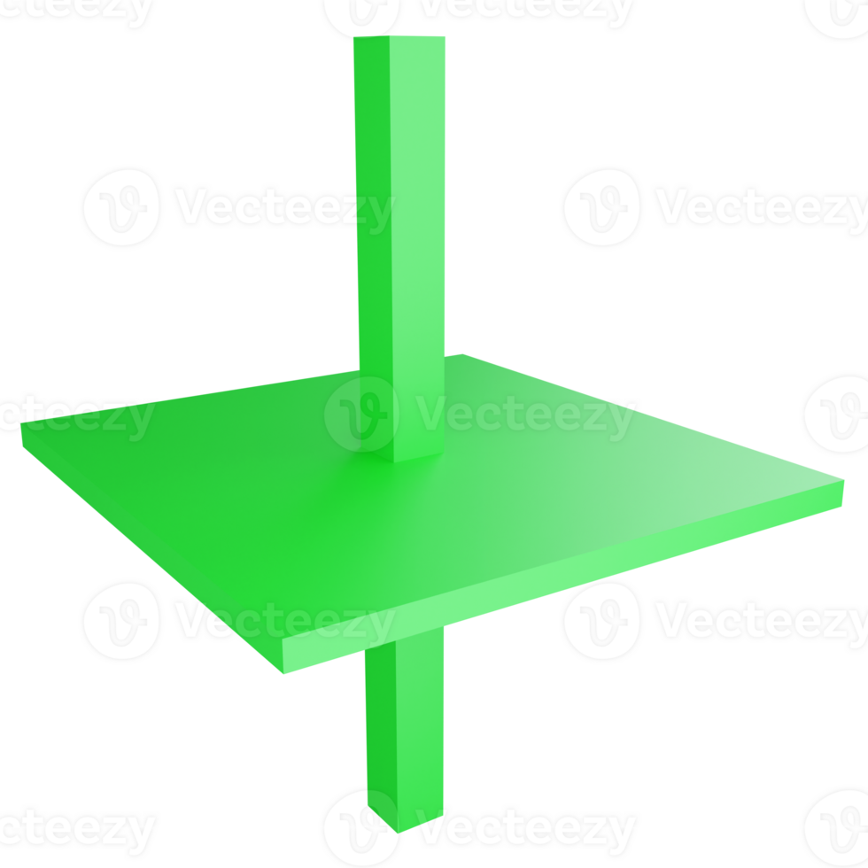 Bullish doji candlestick clipart flat design icon isolated on transparent background, 3D render investment and trading concept png