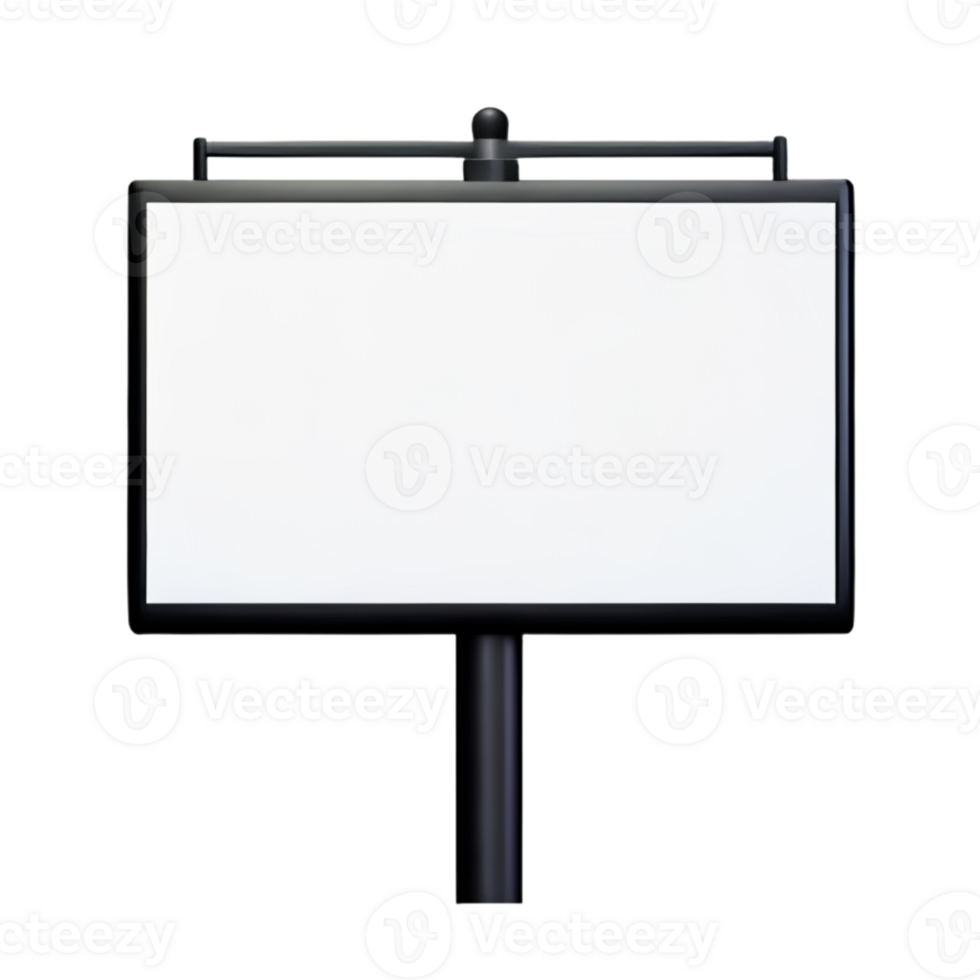 board White Blank AI Generative png