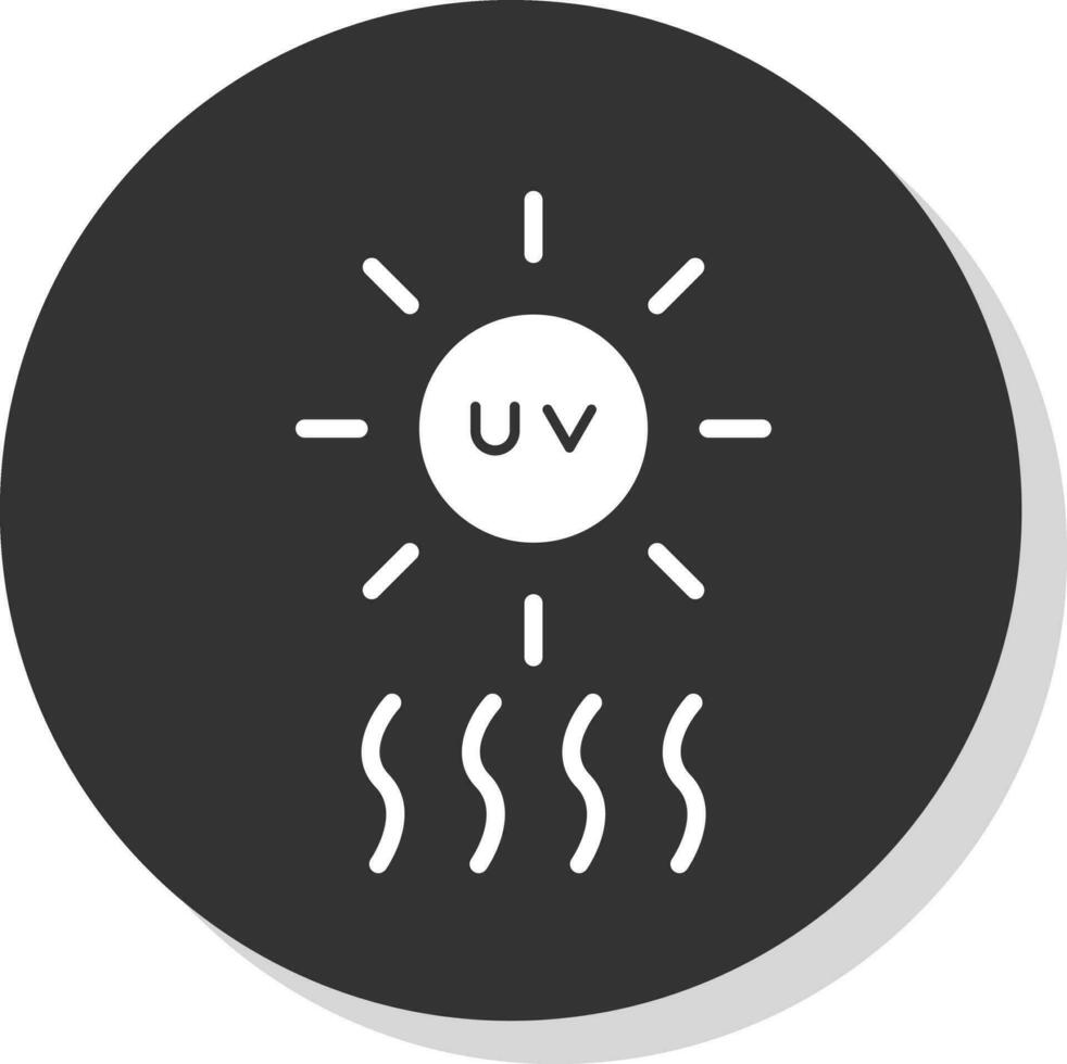 uv vector icono diseño