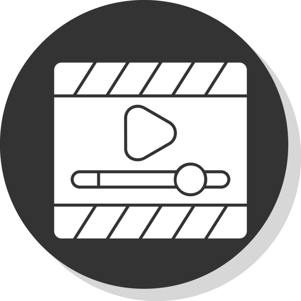 vídeo jugador vector icono diseño