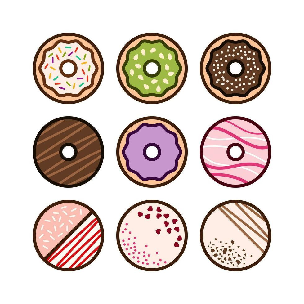 rosquilla v01 color vector