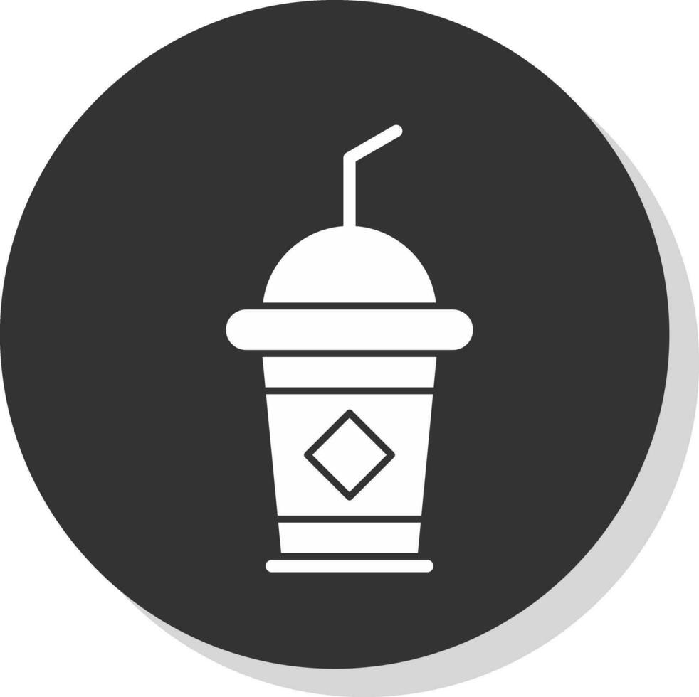 diseño de icono de vector de café helado