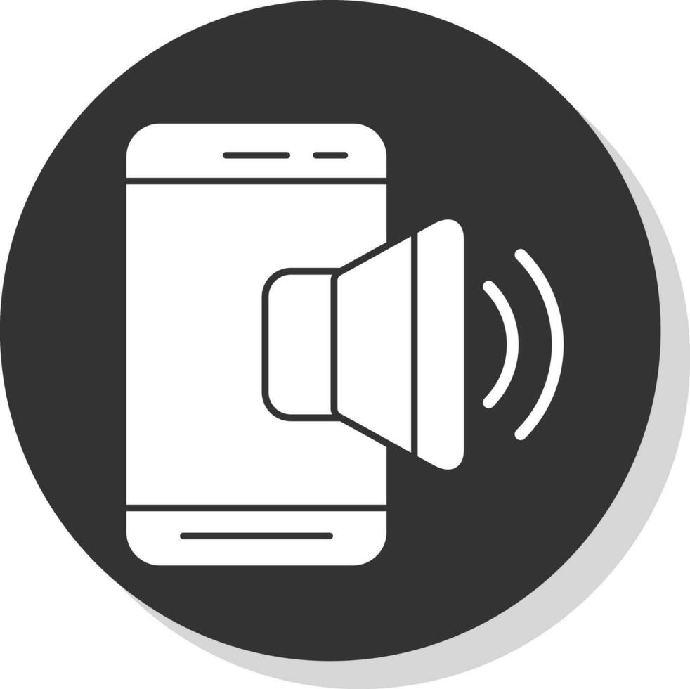 Mobile Sound  Vector Icon Design