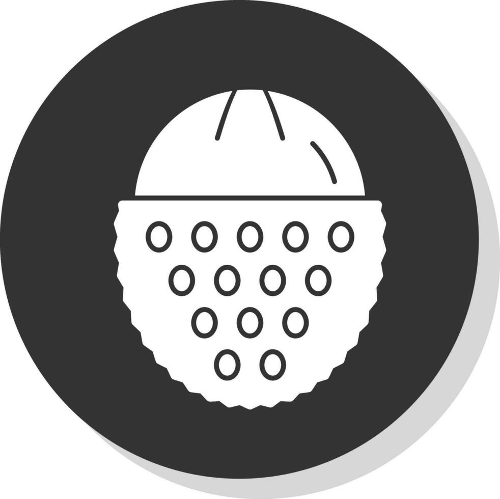 lychee vector icono diseño