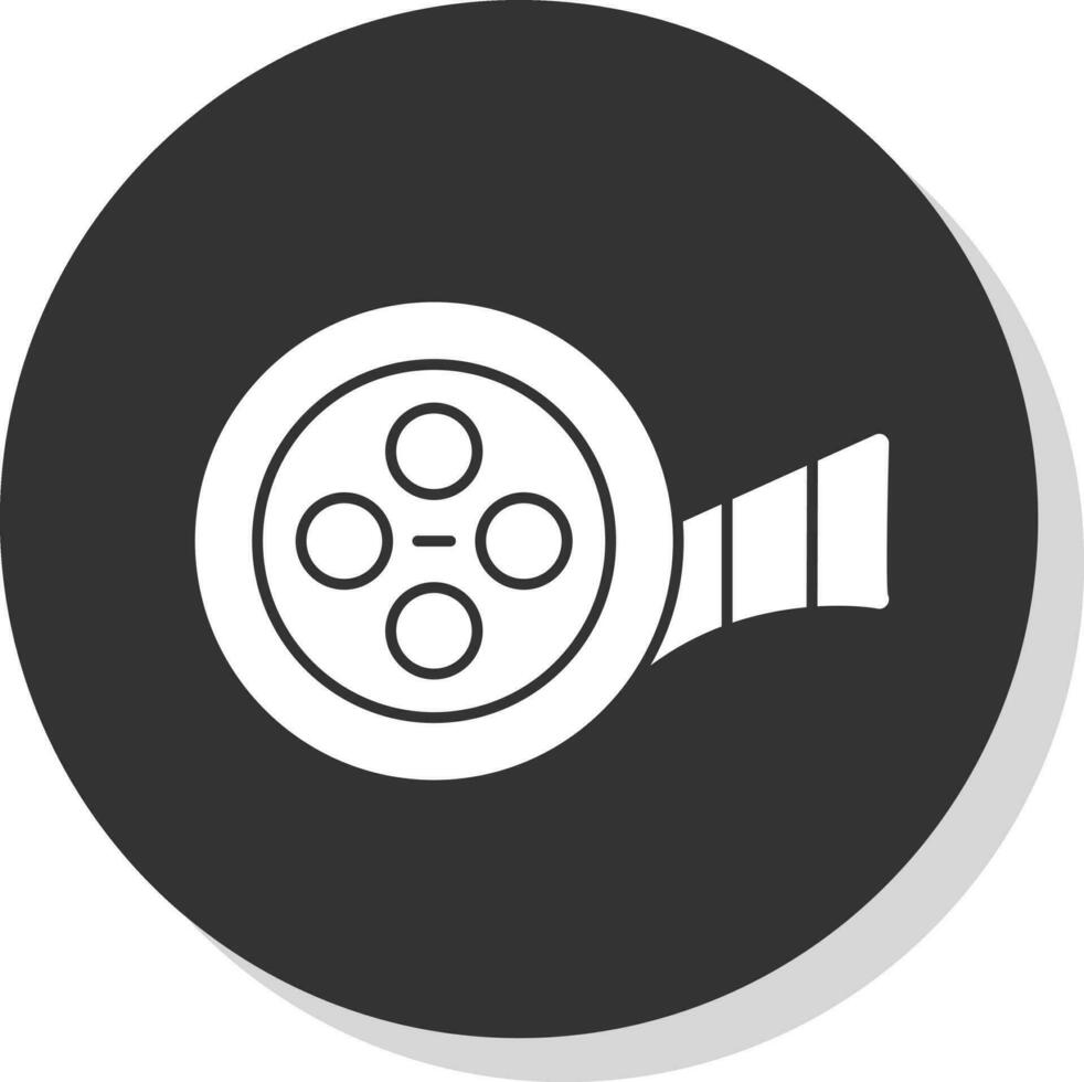 Movie Reel  Vector Icon Design