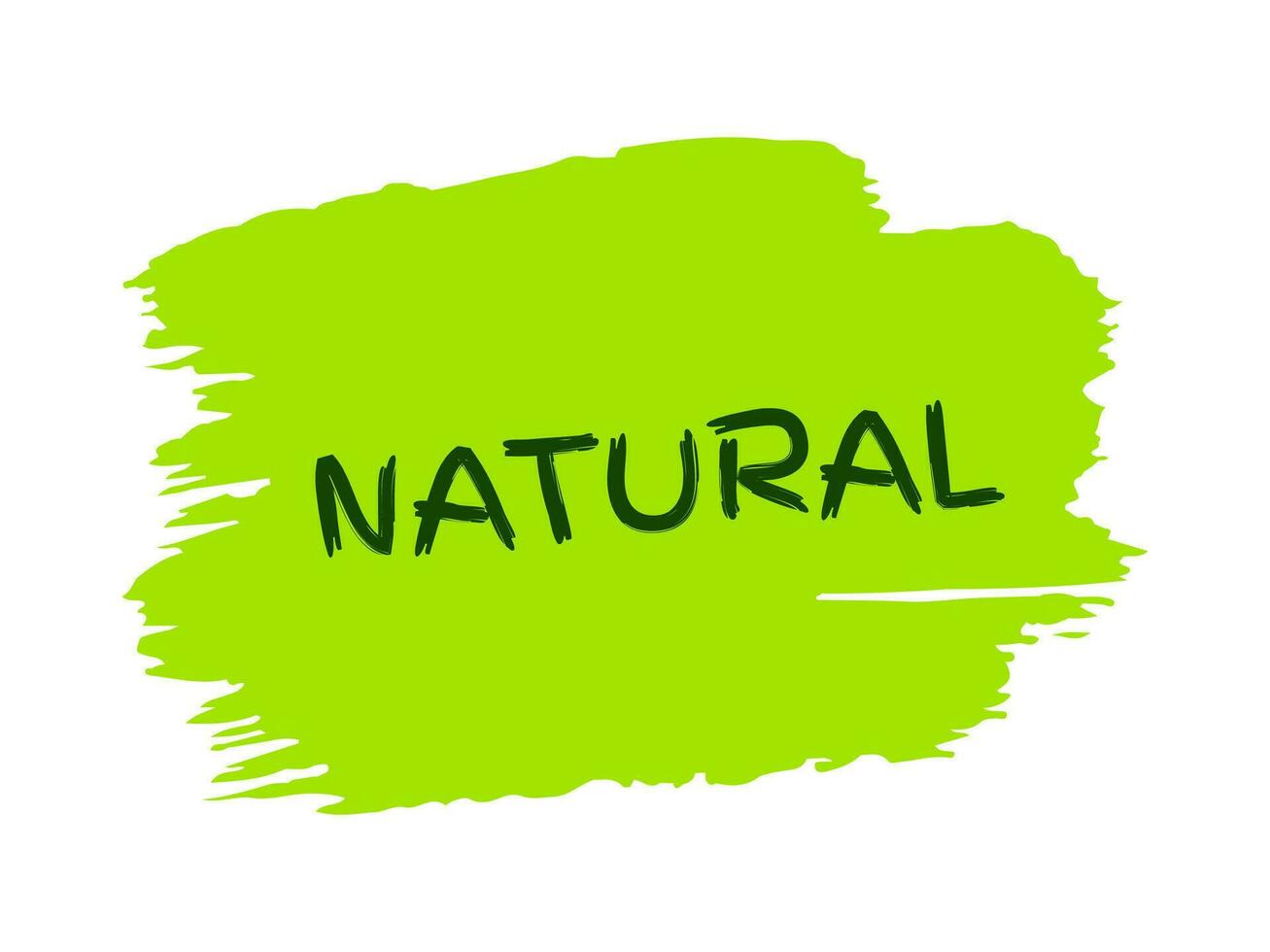 Green natural bio labels vector