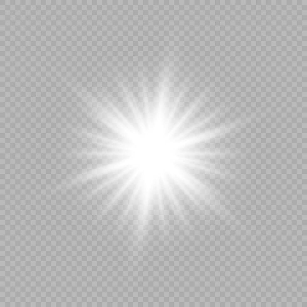 Light effect of lens flares vector