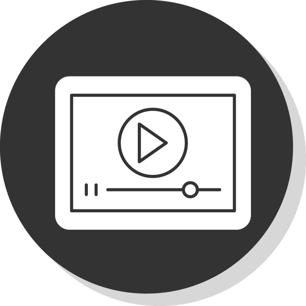 Video Player  Vector Icon Design