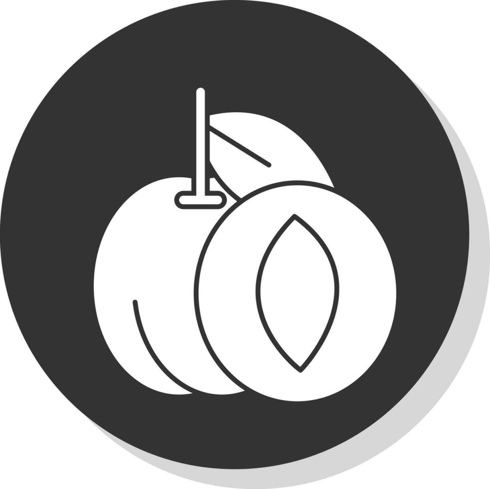 Apricot Vector Icon Design