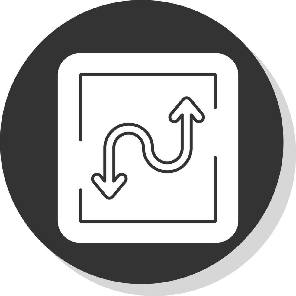 Zigzag Vector Icon Design
