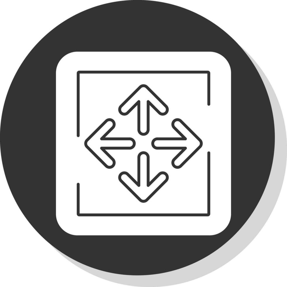 Expand Arrows Vector Icon Design