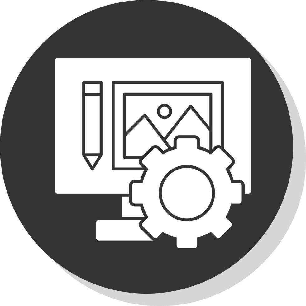 Content management Vector Icon Design