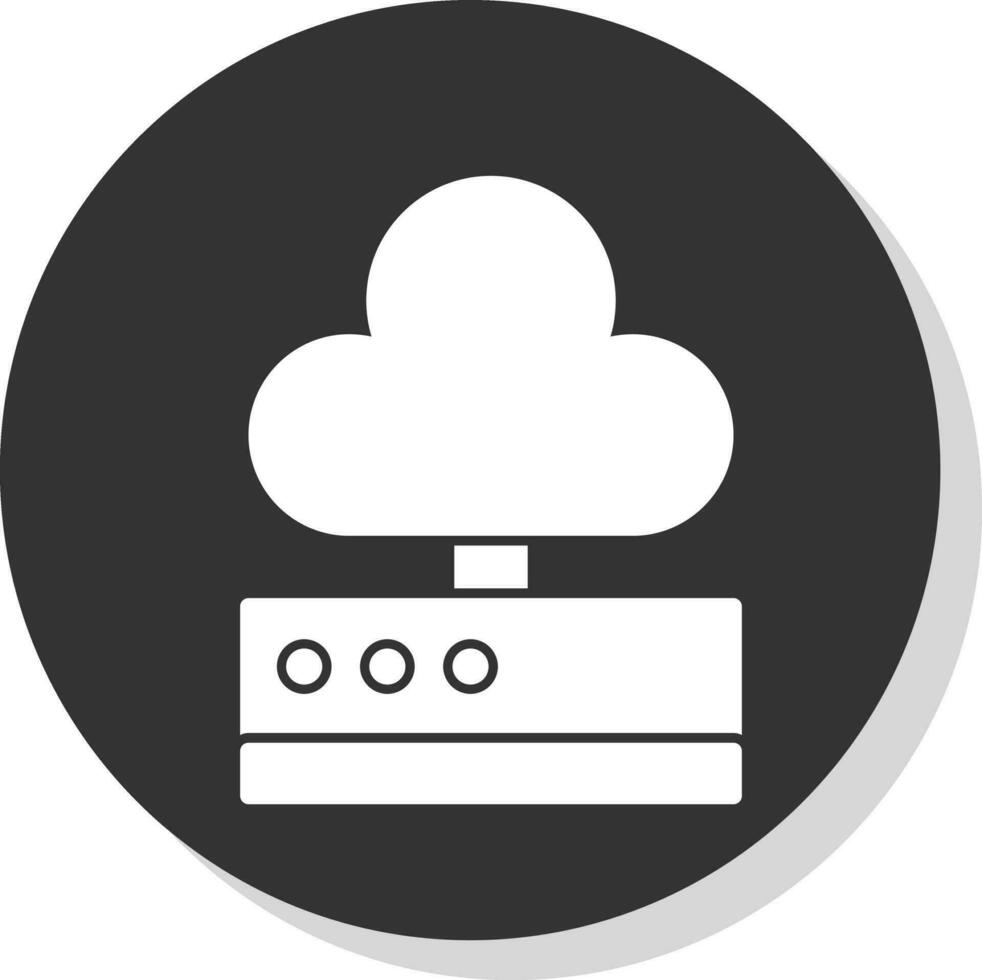 Cloud storage Vector Icon Design