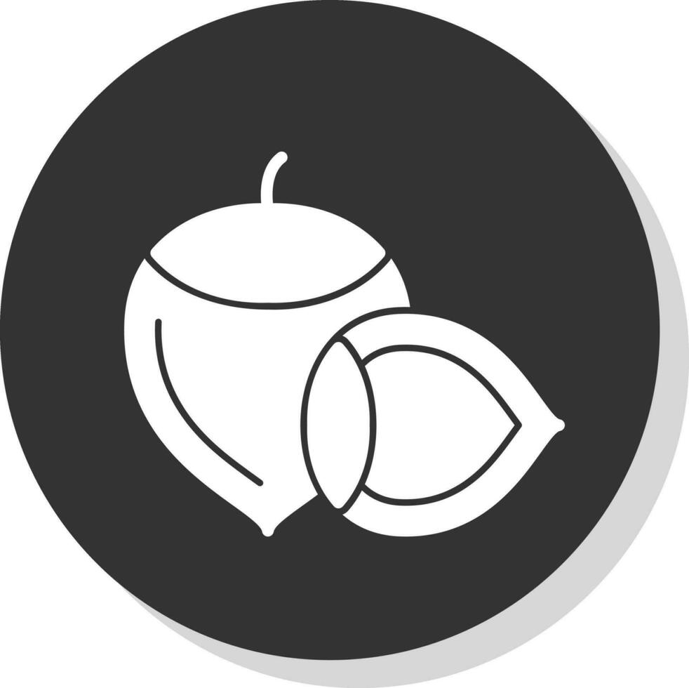 Hazelnut Vector Icon Design