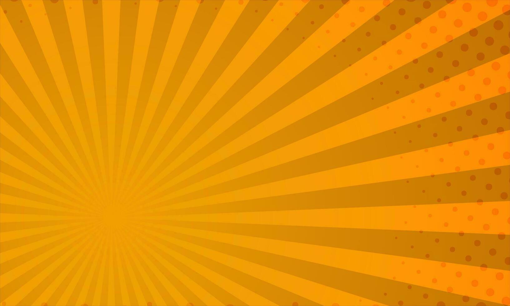 abstract pop art background in bright yellow and retro. comic pattern cartoon style with starbust and halftone pattern. sunburst vector illustration ideal for comic text, wallpapers, designs and more.
