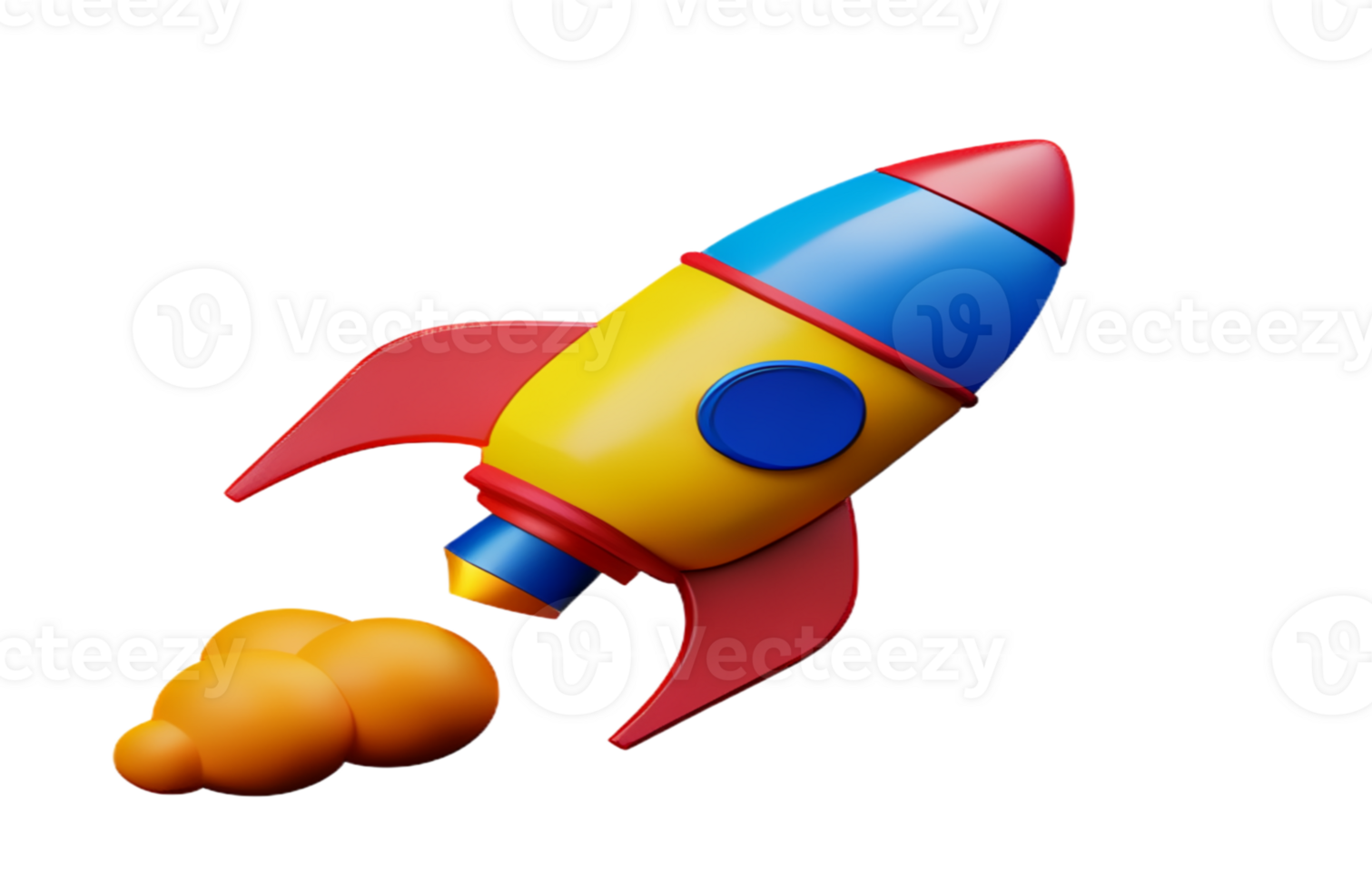 Rocket Startup Space AI Generative png