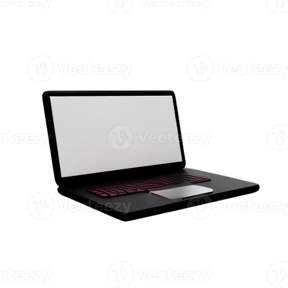 Laptop Computer Notebook AI Generative png