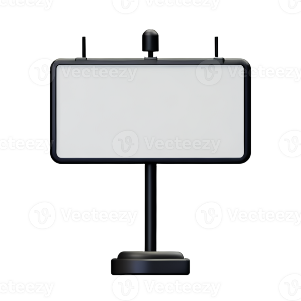 board White Blank AI Generative png