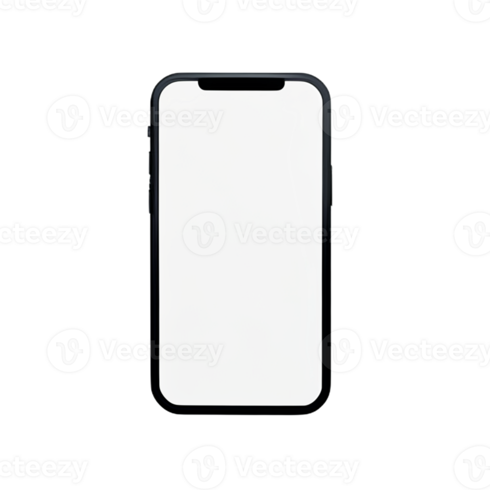 Mockup Phone Screen AI Generative png