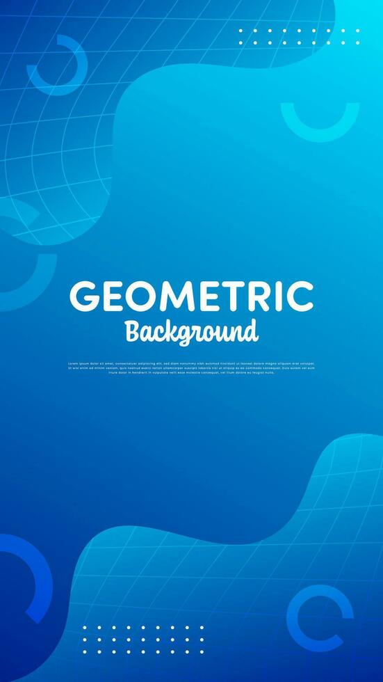 resumen geométrico curva forma mínimo historia diseño fondo, sitio web, volantes bandera, social medios de comunicación, cuentos modelo vector