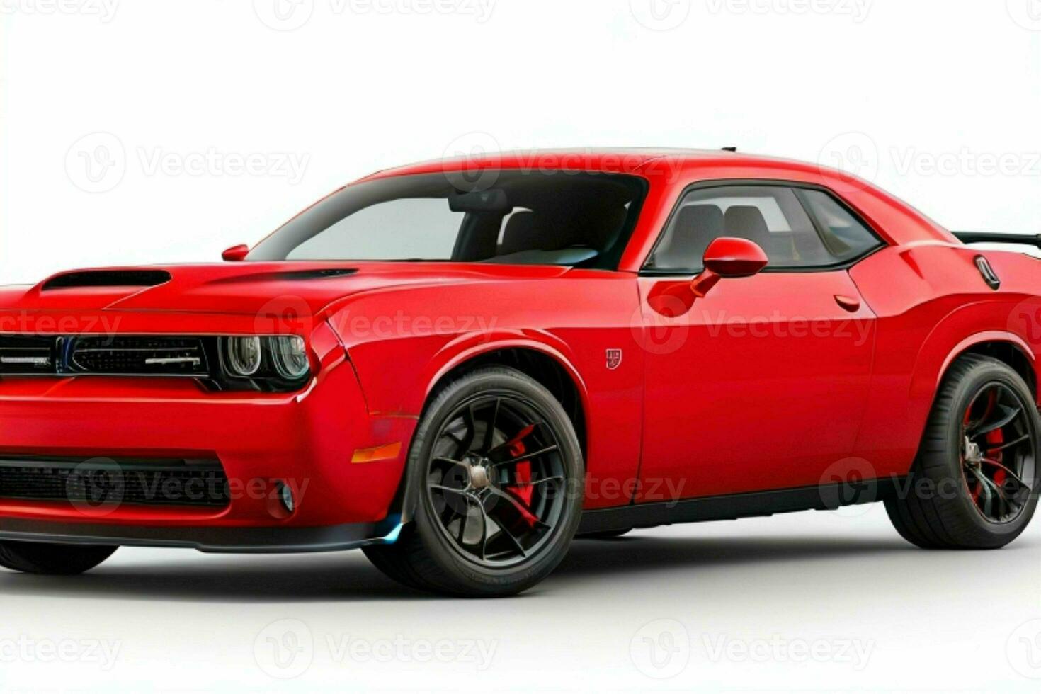 esquivar desafiador srt Hellcat ojo rojo músculo coche. Pro foto