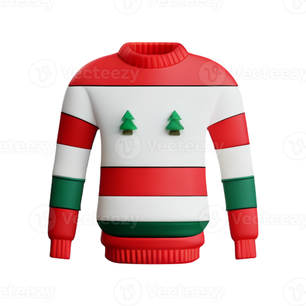 Christmas Sweater Shirt AI Generative png