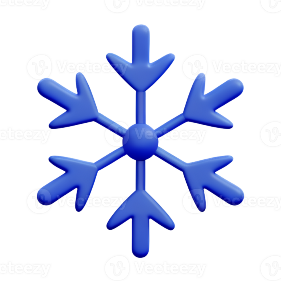 Christmas Snowflake Ice AI Generative png