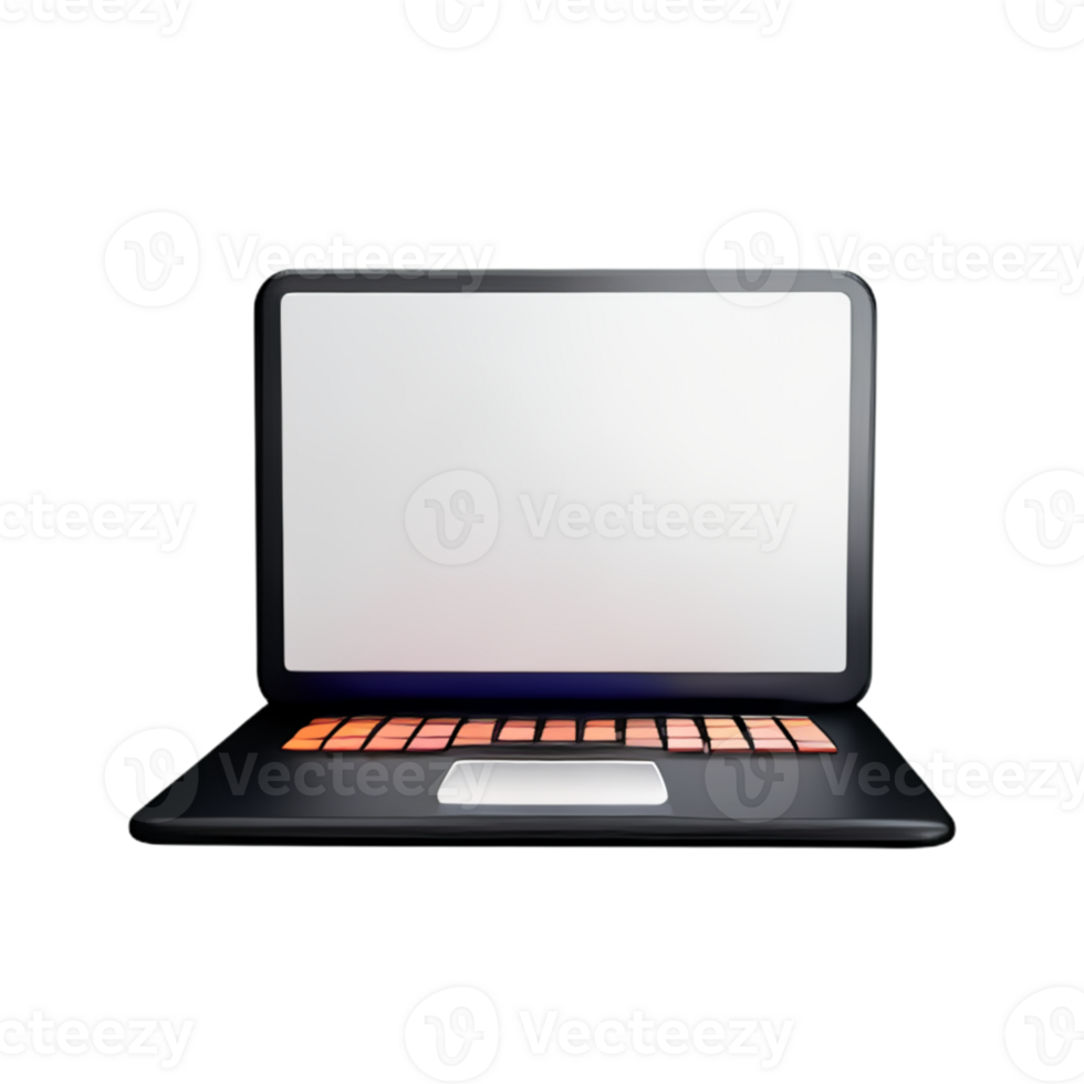 Laptop Computer Notebook AI Generative png