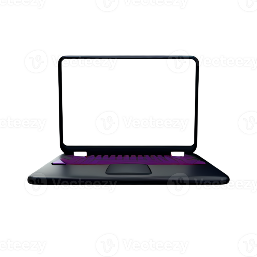 Laptop Computer Notebook AI Generative png