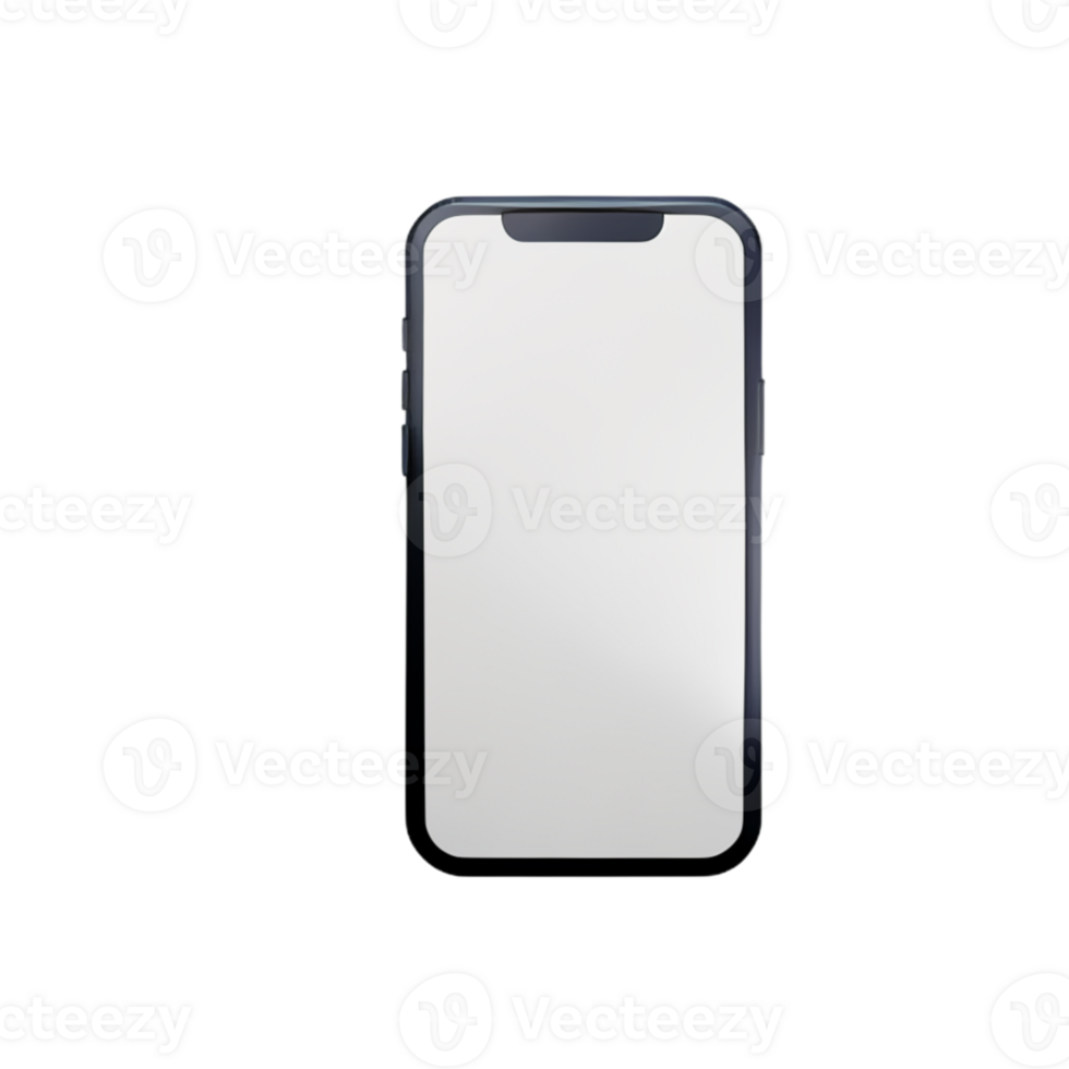 Mockup Phone Screen AI Generative png