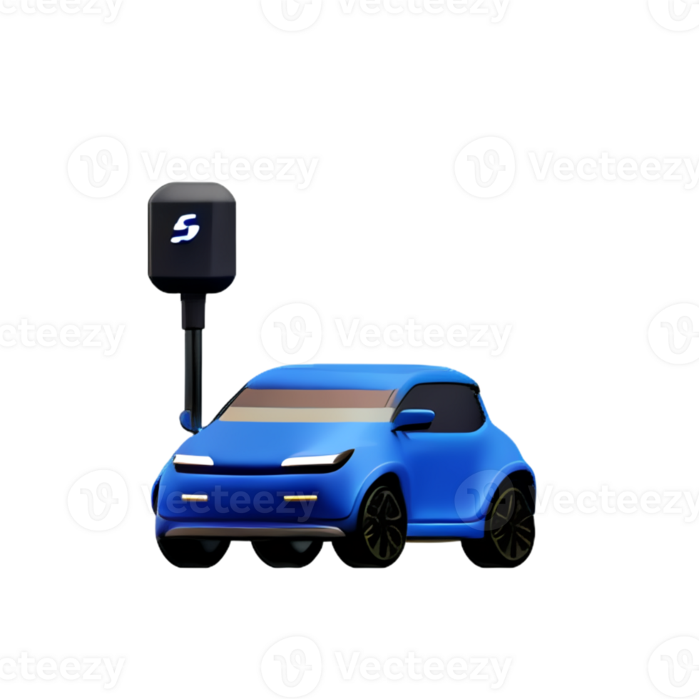 Vehicle Car Electric AI Generative png