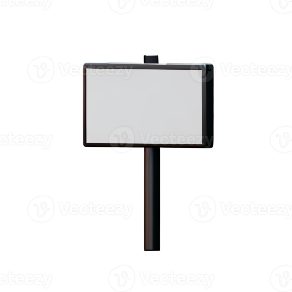 board White Blank AI Generative png